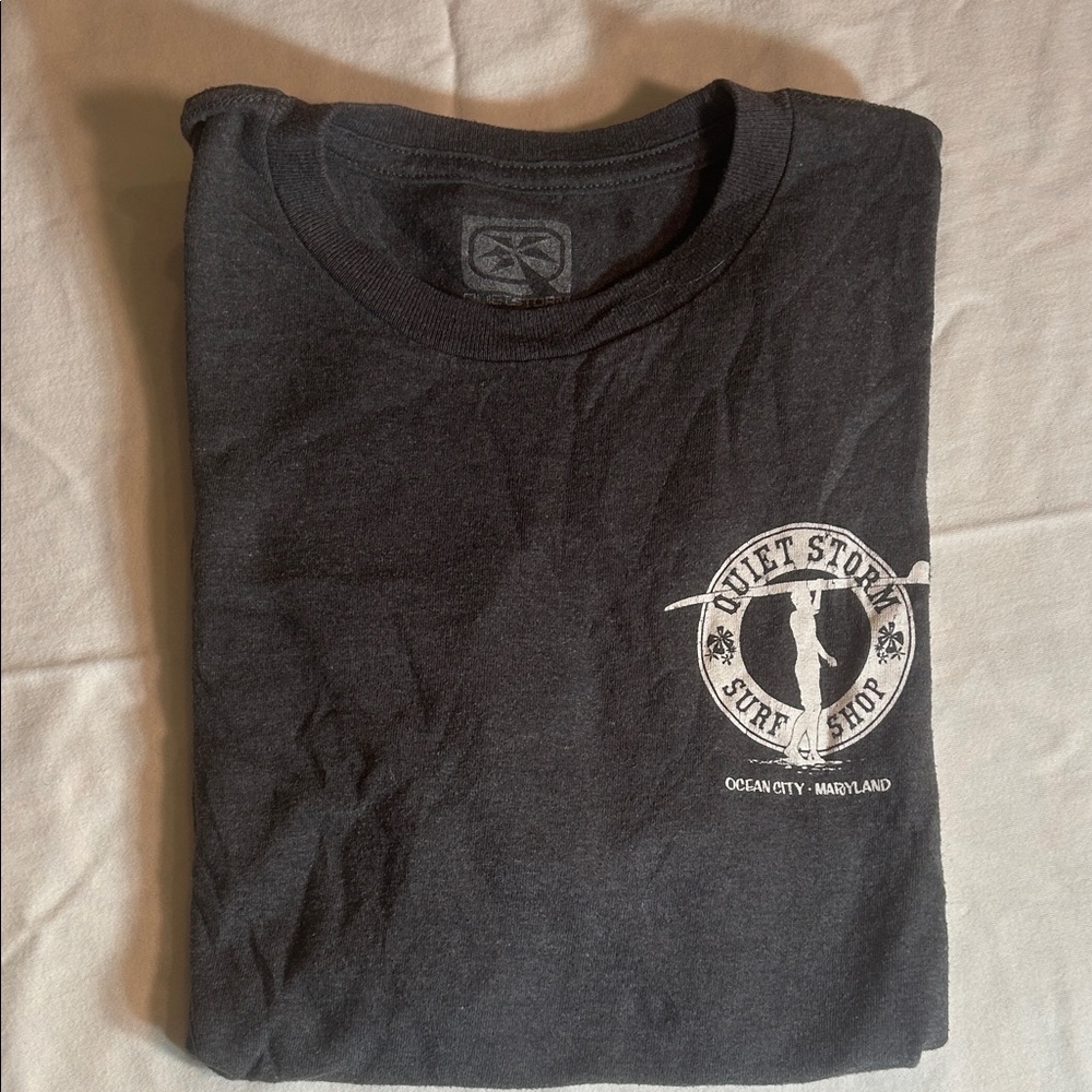Quiet Storm Charcoal Short Sleeve Tee